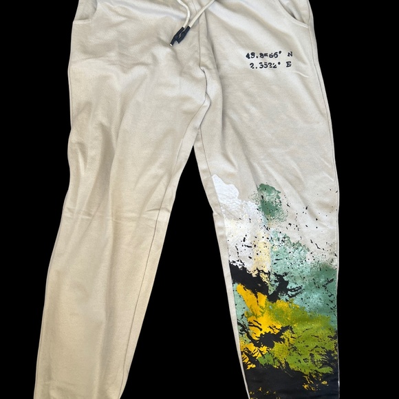 💥NWT ELEVEN PARIS | ABSTRACT AOP ZIP FRONT HOODIE + JOGGER | $115 set >55%OFF💥 - Picture 4 of 11